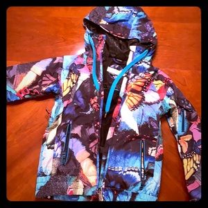 Roxy Woman’s XS butterfly winter jacket/ski jacket